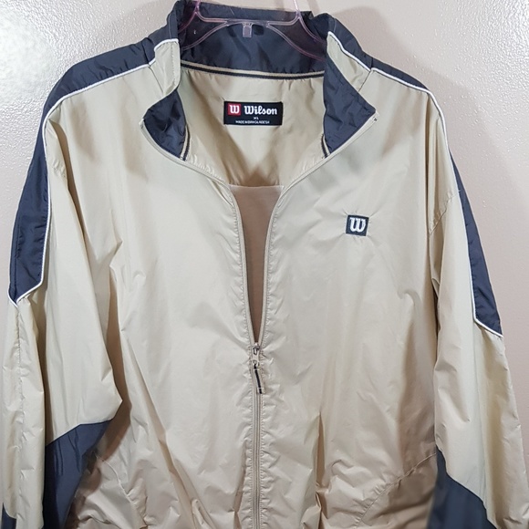 Wilson Other - XL WINDBREAKER BY WILSON TAN/BLUE (174)